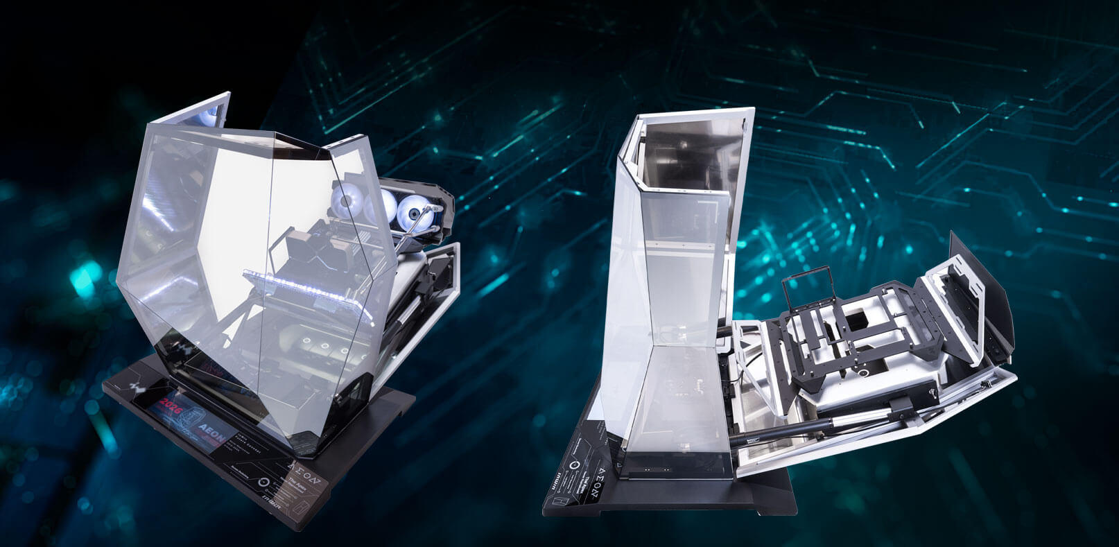 迎广 InWin AEON Signature 机箱采用抽拉式主板托盘与模块化结构设计