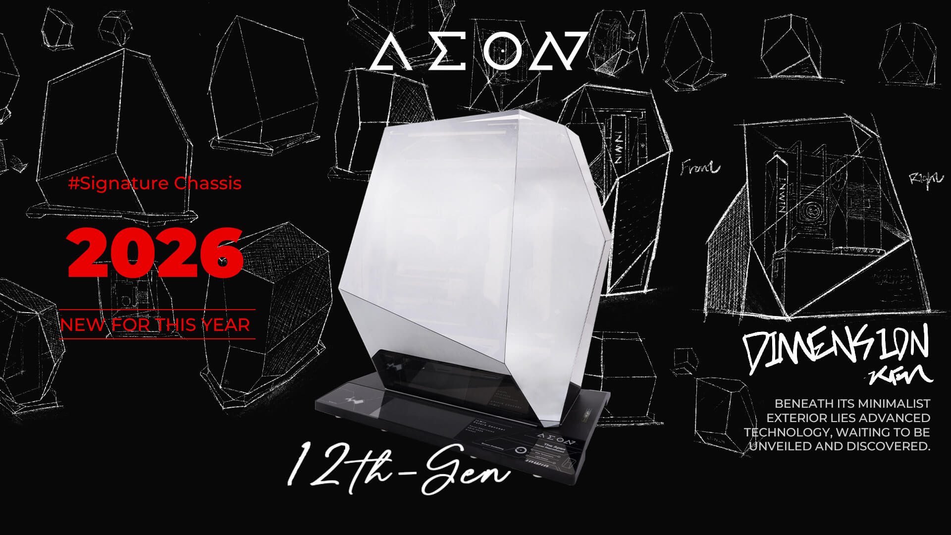 迎广 InWin AEON Signature 机箱以现代艺术收藏品形式展示