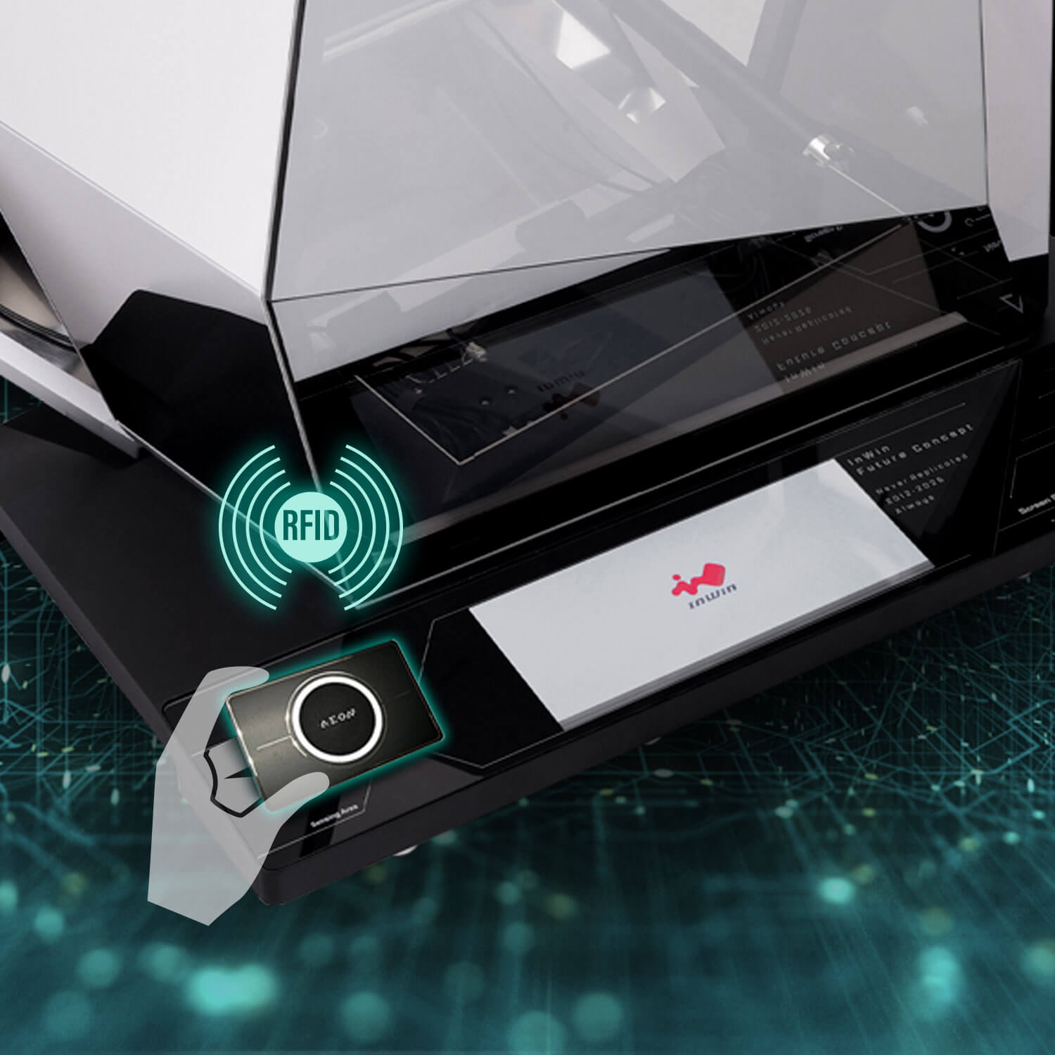 迎广 InWin AEON Signature 机箱内置 RFID 个性化身份识别系统