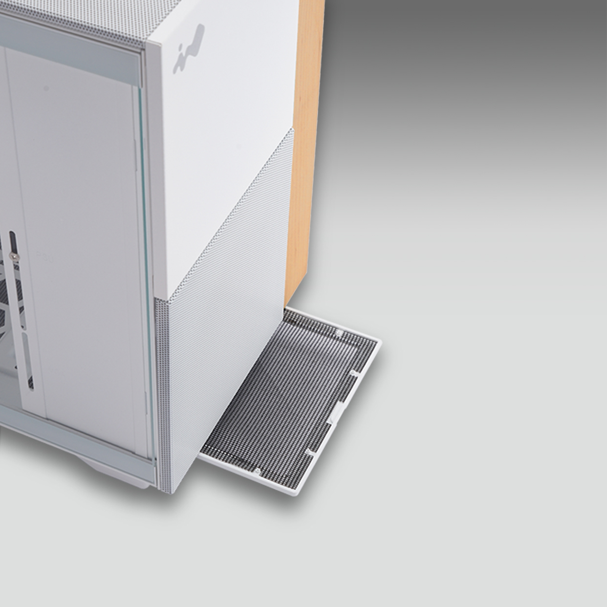 InWin Dust Filter Efficiently reduces the entry of dust particles, providing a flexible