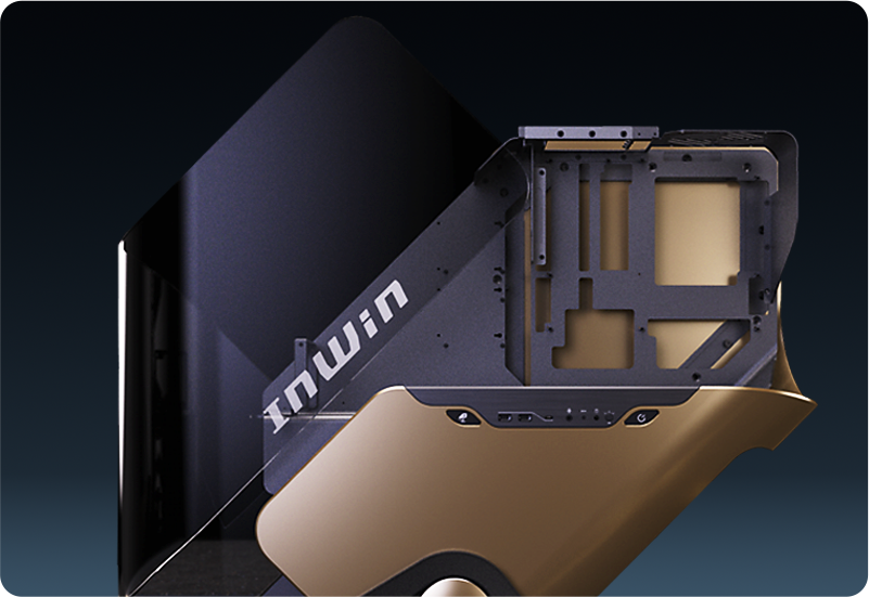 InWin Back Connector Trend! Infinite is our first signature chassis to support back connector M/Bs