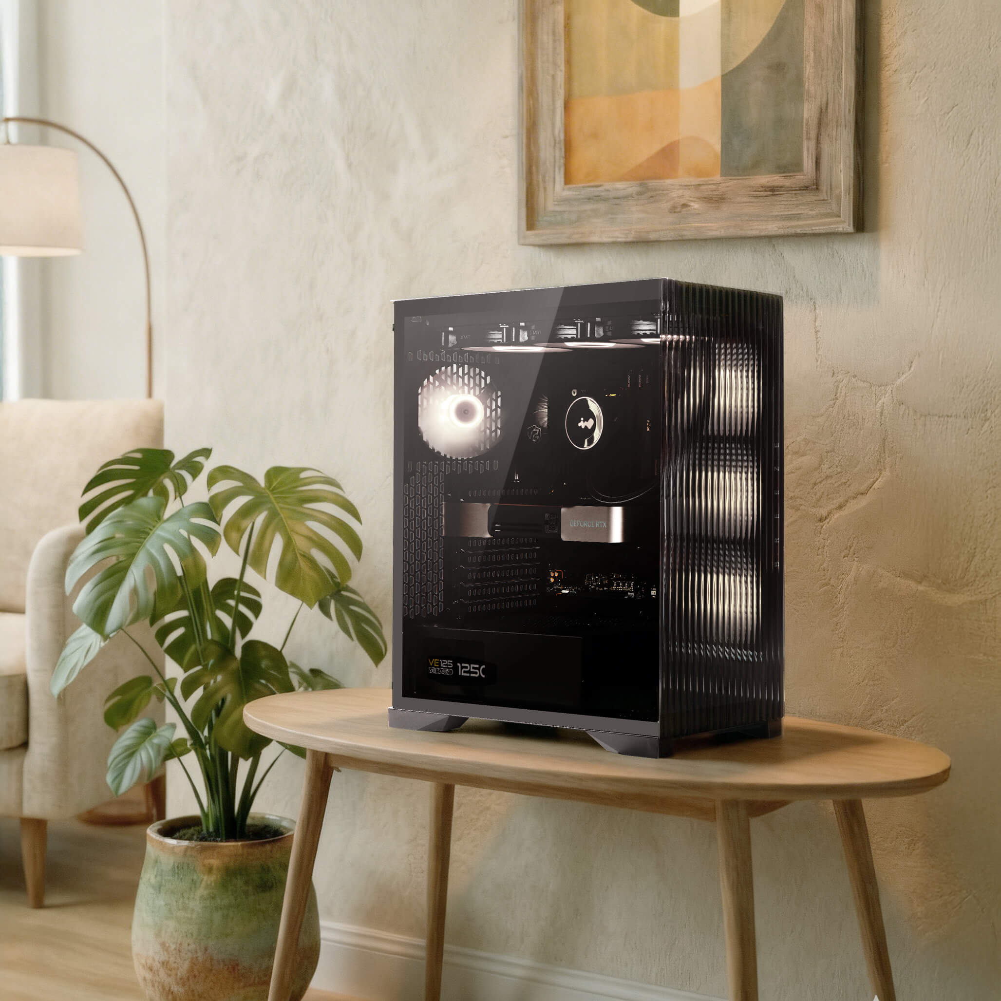 InWin Der Lichtmagier Vier vormontierte LUMINA-Lüfter mit AWWA-PureTone-Beleuchtung sorgen i