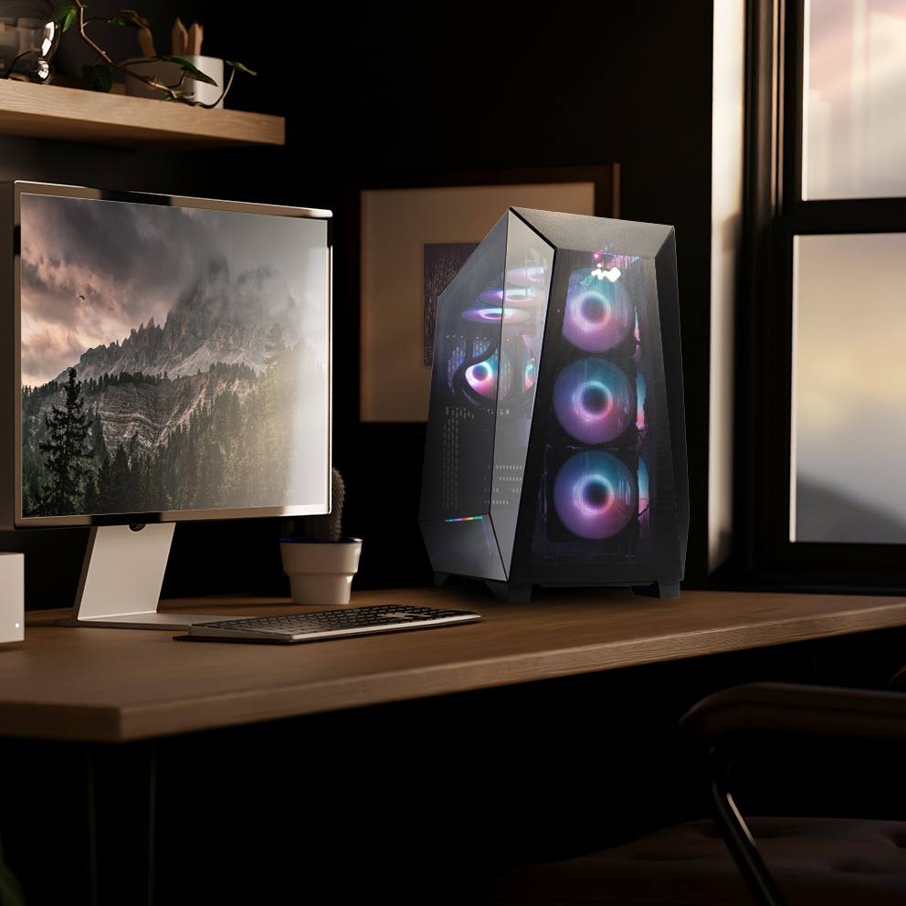 InWin Prism Black Banner Mobile